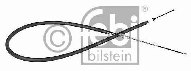 FEBI BILSTEIN 09050 - Cable, parking brake Right Rear | Left Rear