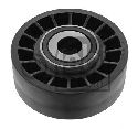 FEBI BILSTEIN 09782 - Tensioner Pulley, v-ribbed belt MERCEDES-BENZ