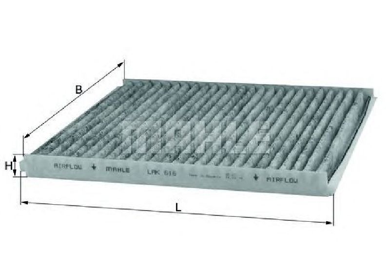 LAK 616 KNECHT 70555205 - Filter, interior air