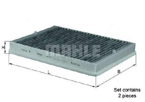 LAK 73/S KNECHT 76888200 - Filter, interior air