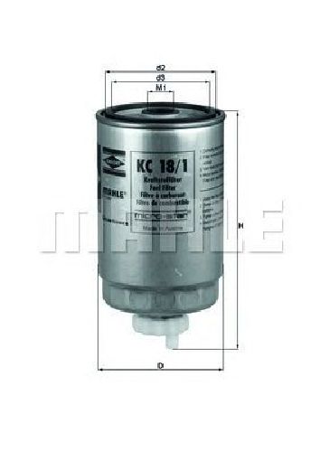 KC 18/1 KNECHT 79852518 - Fuel filter