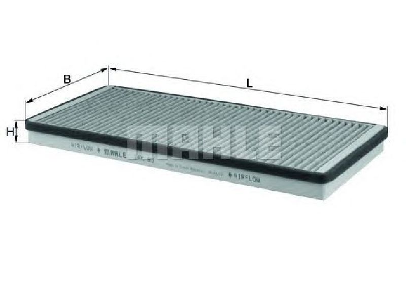 LAK 83 KNECHT 76833065 - Filter, interior air MERCEDES-BENZ