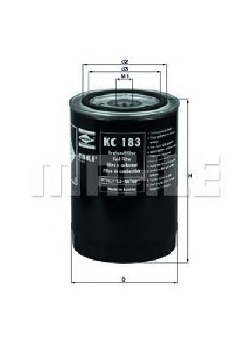 KC 183 KNECHT 76816193 - Fuel filter RENAULT TRUCKS