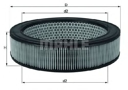 LX 1 KNECHT 77653892 - Air Filter OPEL, CARBODIES, LTI