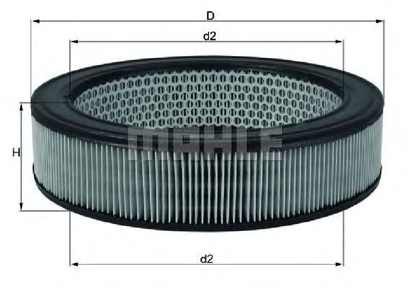 LX 1 KNECHT 77653892 - Air Filter OPEL, CARBODIES, LTI