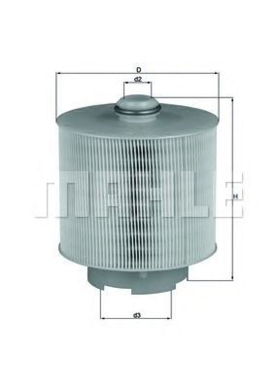 LX 1006/1D KNECHT 76886766 - Air Filter AUDI