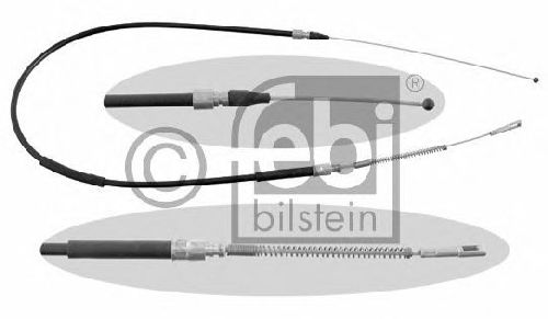 FEBI BILSTEIN 10592 - Cable, parking brake Left Rear | Right Rear