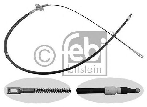 FEBI BILSTEIN 10594 - Cable, parking brake Right Rear