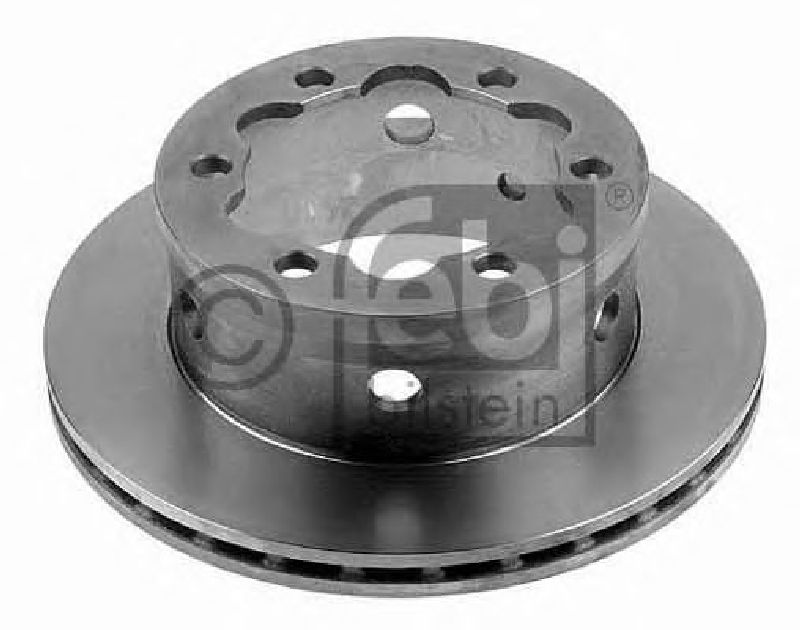 FEBI BILSTEIN 10639 - Brake Disc Rear Axle MERCEDES-BENZ