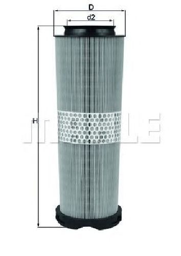 LX 1020/1 KNECHT 76630420 - Air Filter MERCEDES-BENZ