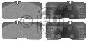 FEBI BILSTEIN 10672 - Brake Pad Set, disc brake Front Axle