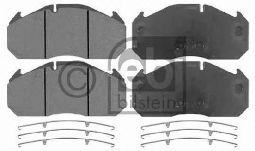 FEBI BILSTEIN 10673 - Brake Pad Set, disc brake Front Axle