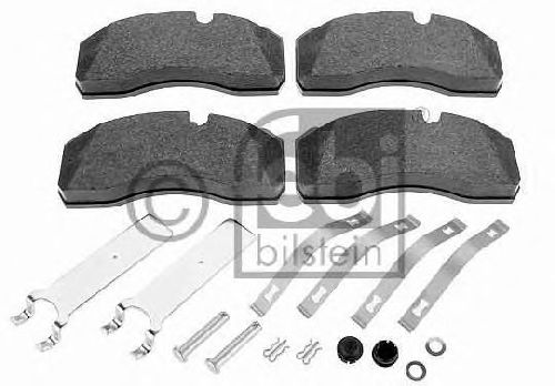 FEBI BILSTEIN 10674 - Brake Pad Set, disc brake Front Axle MAN