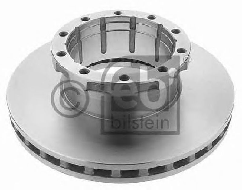 FEBI BILSTEIN 10931 - Brake Disc Front Axle