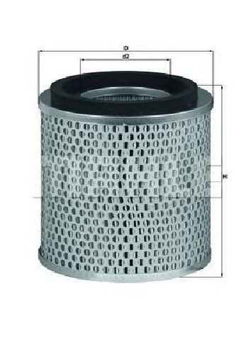 LX 1077 KNECHT 76530901 - Air Filter OPEL