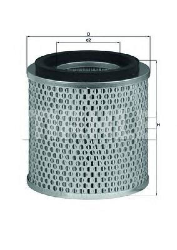 LX 1077 KNECHT 76530901 - Air Filter OPEL