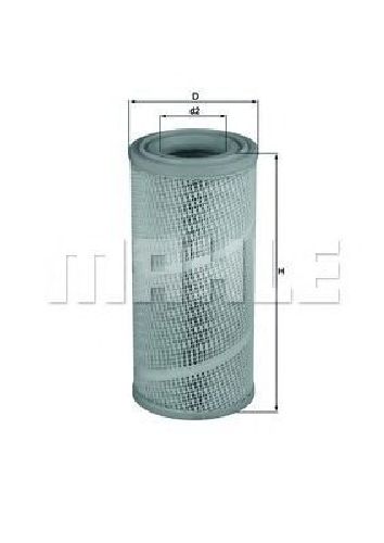 LX 1142 KNECHT 76544720 - Air Filter IVECO, IRISBUS, NEW HOLLAND
