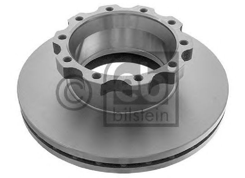 FEBI BILSTEIN 11411 - Brake Disc Rear Axle MAN