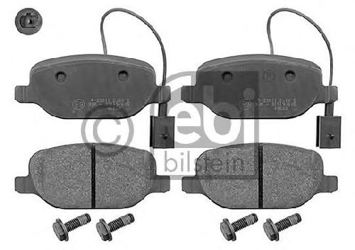 FEBI BILSTEIN 116002 - Brake Pad Set, disc brake Rear Axle ALFA ROMEO