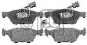 FEBI BILSTEIN 116003 - Brake Pad Set, disc brake Front Axle ALFA ROMEO
