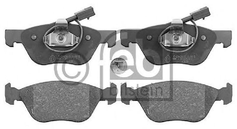 FEBI BILSTEIN 116008 - Brake Pad Set, disc brake Front Axle