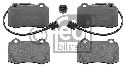 FEBI BILSTEIN 116010 - Brake Pad Set, disc brake Front Axle ALFA ROMEO