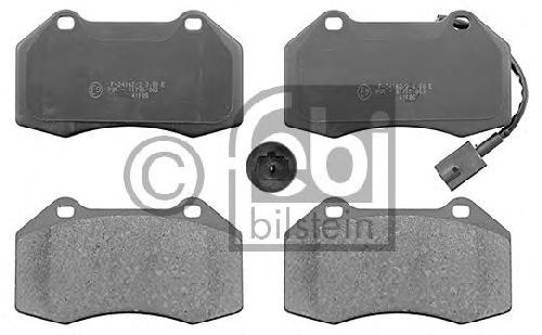 FEBI BILSTEIN 116011 - Brake Pad Set, disc brake Front Axle ABARTH, ALFA ROMEO