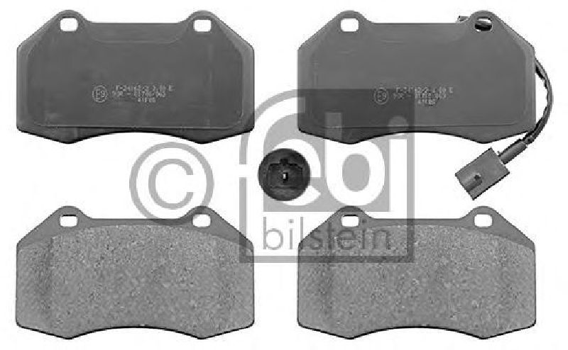 FEBI BILSTEIN 116011 - Brake Pad Set, disc brake Front Axle ABARTH, ALFA ROMEO