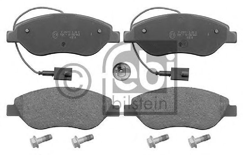 FEBI BILSTEIN 116012 - Brake Pad Set, disc brake Front Axle LANCIA, FIAT, ALFA ROMEO