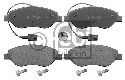 FEBI BILSTEIN 116012 - Brake Pad Set, disc brake Front Axle LANCIA, FIAT, ALFA ROMEO