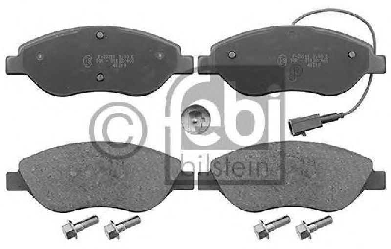 FEBI BILSTEIN 116013 - Brake Pad Set, disc brake Front Axle FIAT, ALFA ROMEO, LANCIA