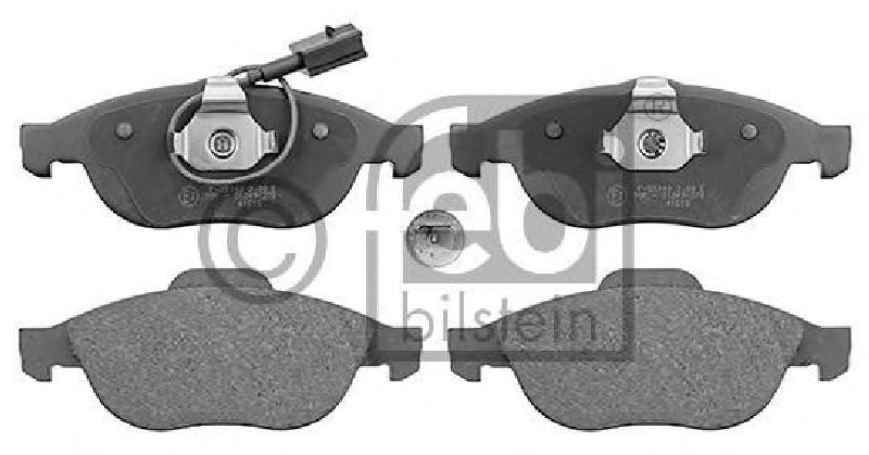 FEBI BILSTEIN 116014 - Brake Pad Set, disc brake Front Axle ALFA ROMEO