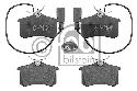 FEBI BILSTEIN 116018 - Brake Pad Set, disc brake Rear Axle