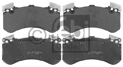 FEBI BILSTEIN 116023 - Brake Pad Set, disc brake Front Axle AUDI