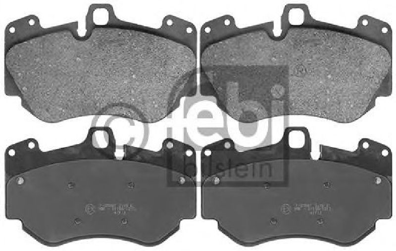 FEBI BILSTEIN 116027 - Brake Pad Set, disc brake Front Axle AUDI, VW