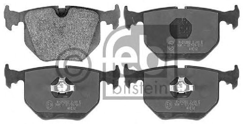 FEBI BILSTEIN 116028 - Brake Pad Set, disc brake Rear Axle