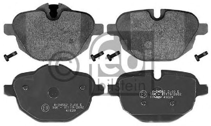 FEBI BILSTEIN 116029 - Brake Pad Set, disc brake Rear Axle BMW
