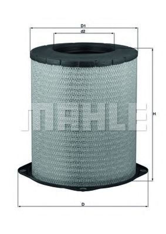 LX 1280 KNECHT 76693360 - Air Filter VOLVO