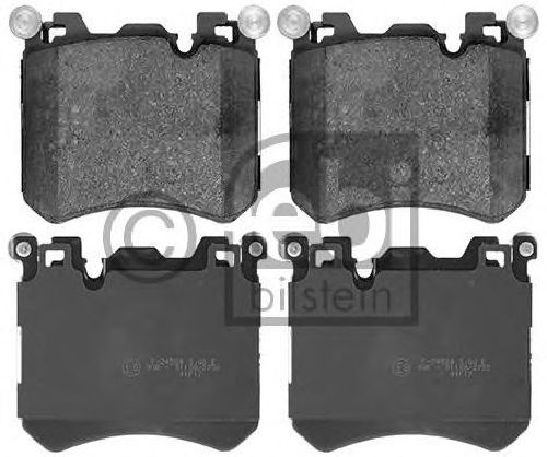 FEBI BILSTEIN 116033 - Brake Pad Set, disc brake Front Axle BMW