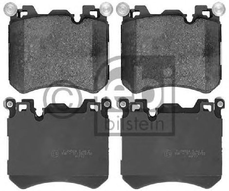 FEBI BILSTEIN 116033 - Brake Pad Set, disc brake Front Axle BMW