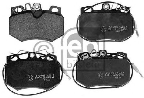 FEBI BILSTEIN 116034 - Brake Pad Set, disc brake Front Axle