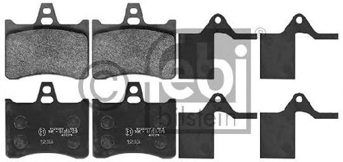 FEBI BILSTEIN 116035 - Brake Pad Set, disc brake Rear Axle