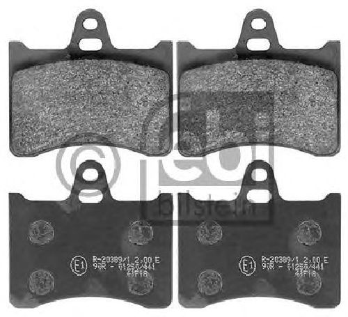 FEBI BILSTEIN 116036 - Brake Pad Set, disc brake Rear Axle