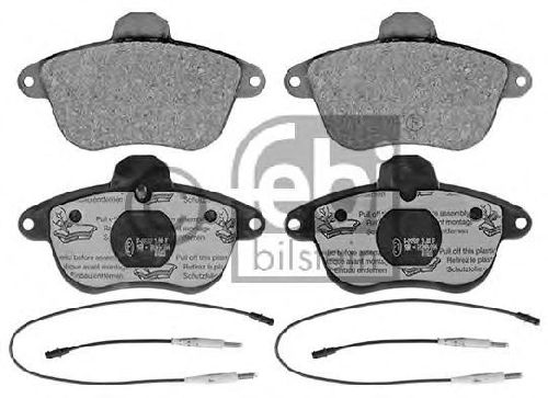 FEBI BILSTEIN 116038 - Brake Pad Set, disc brake Front Axle