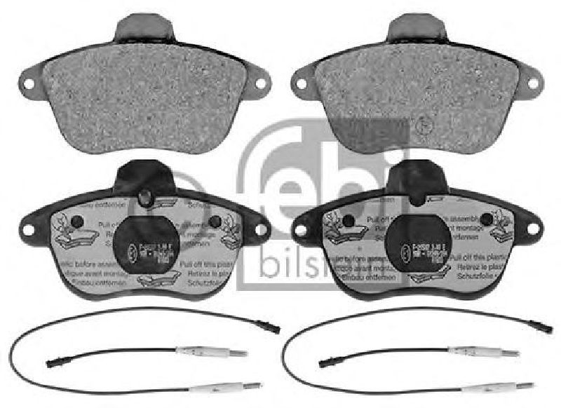 FEBI BILSTEIN 116038 - Brake Pad Set, disc brake Front Axle