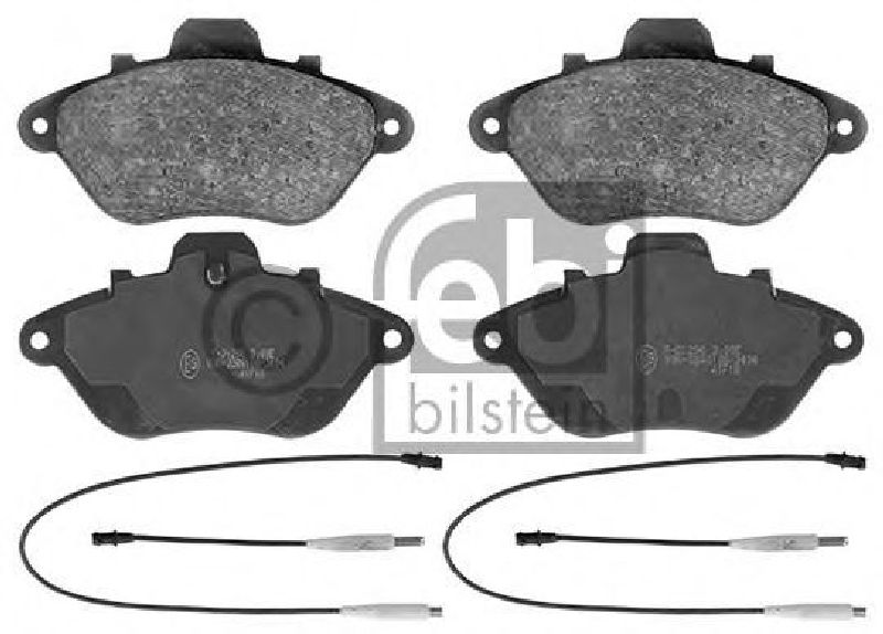 FEBI BILSTEIN 116039 - Brake Pad Set, disc brake Front Axle