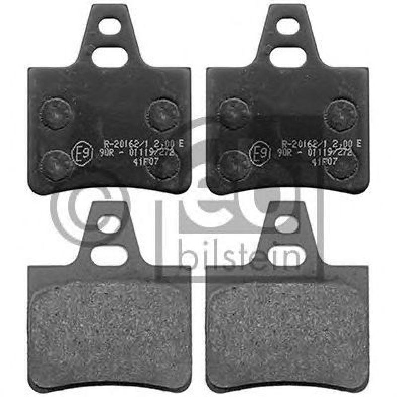 FEBI BILSTEIN 116040 - Brake Pad Set, disc brake Rear Axle