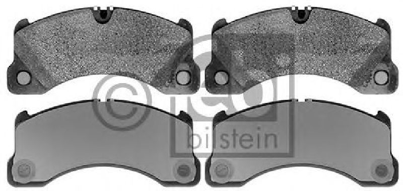 FEBI BILSTEIN 116042 - Brake Pad Set, disc brake Front Axle VW