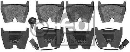 FEBI BILSTEIN 116044 - Brake Pad Set, disc brake Front Axle VW