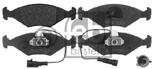 FEBI BILSTEIN 116052 - Brake Pad Set, disc brake Front Axle FIAT